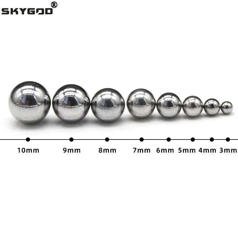 

Brand New High Carbon Steel Ball Dia 3mm~12mm Bearing Steel Ball Slingshot Hunting High Carbon Steel Marbles Bicycle Accessories