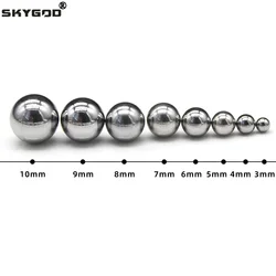 Bille en acier à haute teneur en carbone pour lance-pierre, accessoires de vélo, billes de chasse, diamètre 3mm à 12mm, tout neuf