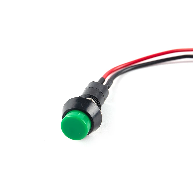 250VAC / 3A Car Modified Horn Switch Small Button Red Green