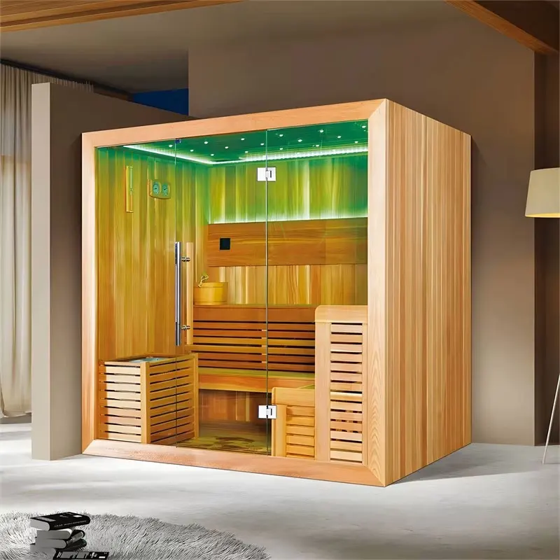 High Quality Luxury Indoor Villa Far Infrared Steam Sauna Room