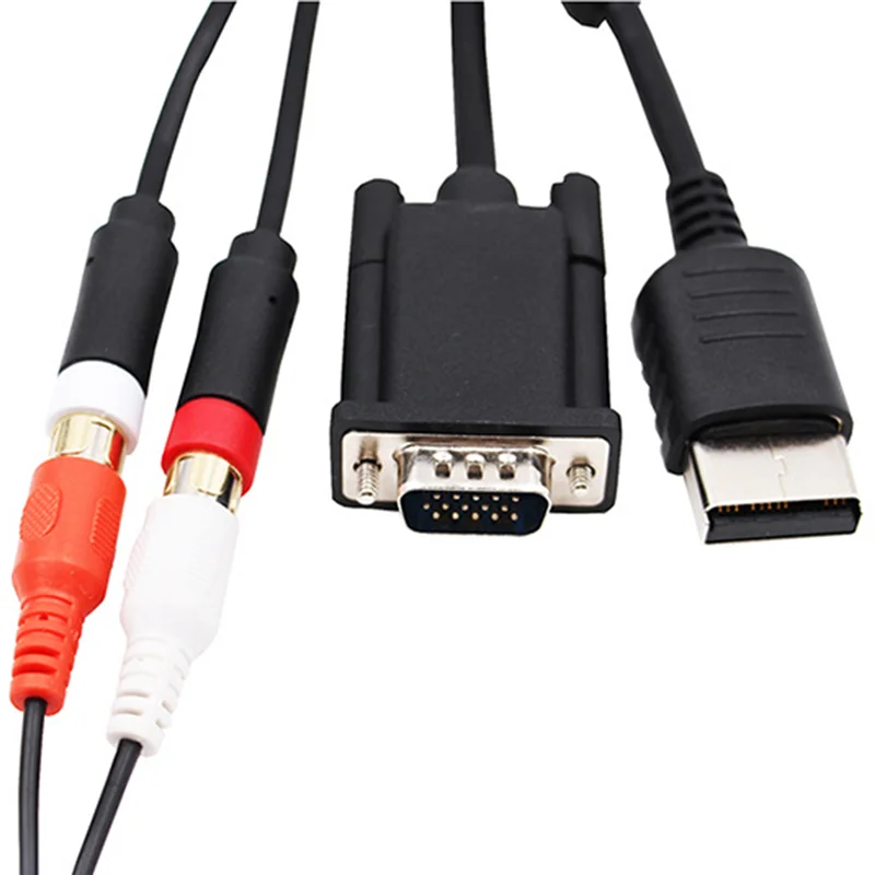 

Кабель A45F-VGA для Dreamcast High Definition + адаптер RCA 3,5–2 штекера