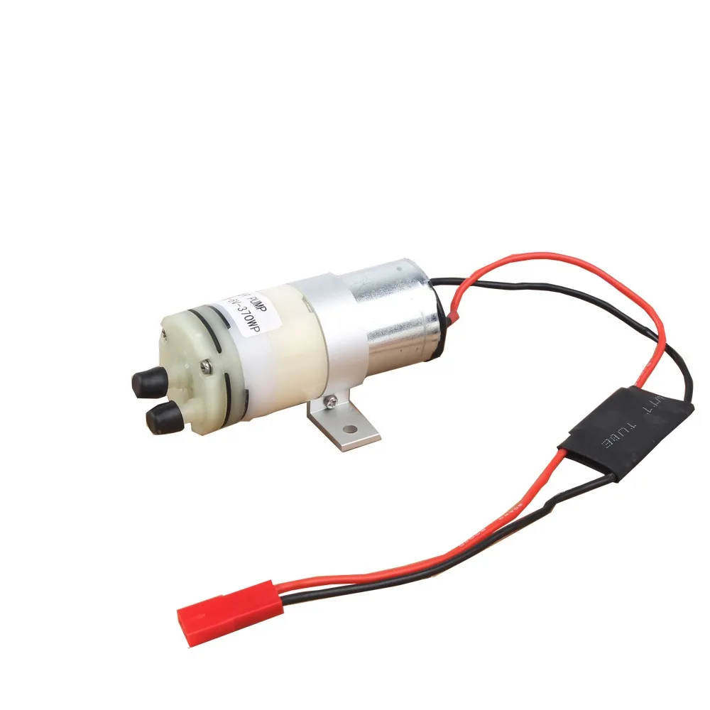 FATJAY 370-waterpomp voor RC-boten – watergekoelde motor/ESC-koeling, ontvanger-aangedreven (past op oorlogsschepen/slagschepen)