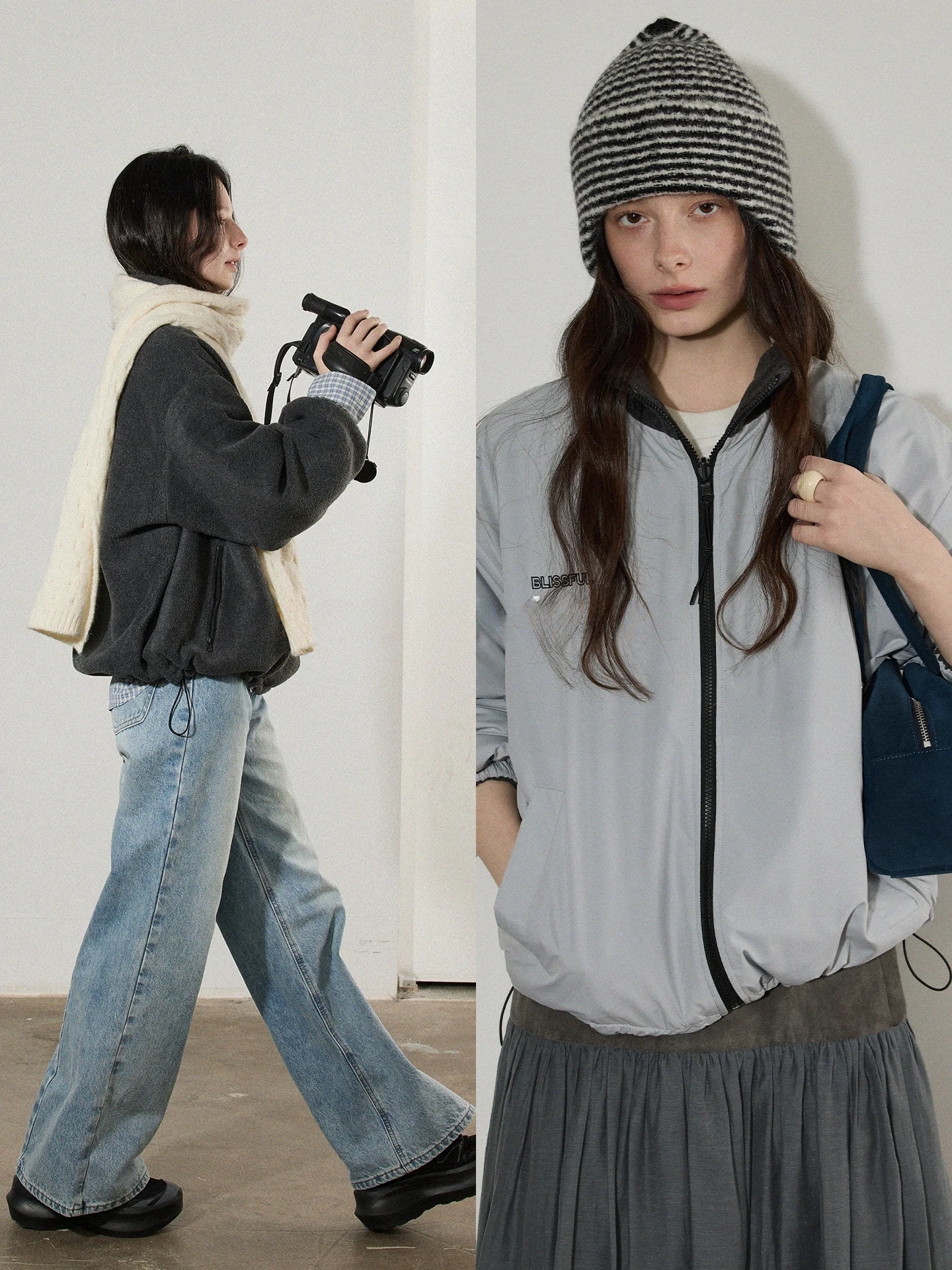 

Женская двусторонняя куртка Lofi: свободный крой, ветрозащитная, для зимы, повседневная, из утепленного полиэстера