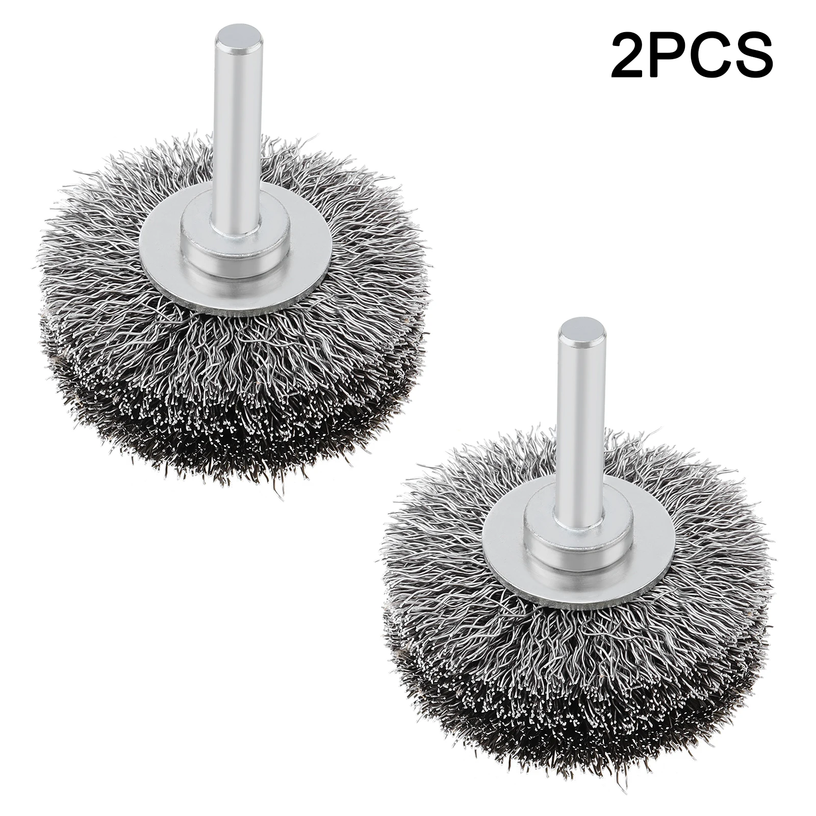 

2pcs Heavy Duty Crimped Wire Wheel Brushes for Drill Attachment / Removal Paint / Rust / Corrosion / Power Operated Grinders