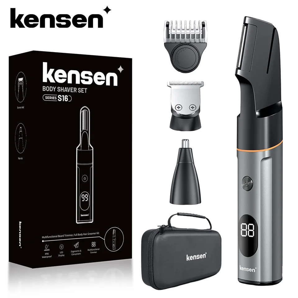 Kensen S16 3-in-1 Electric Hair Trimmer for Men