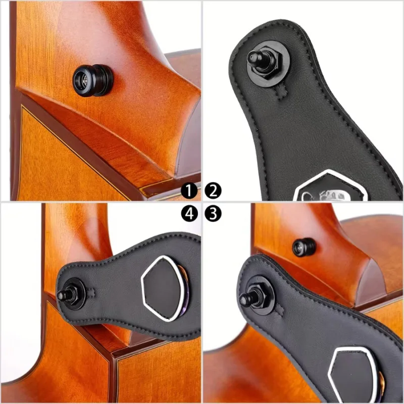 

2PCS Metal Guitar Strap Locks Security Buttons Pins Universal Anti-Slip Design 3 Color Options for Guitar Accessories