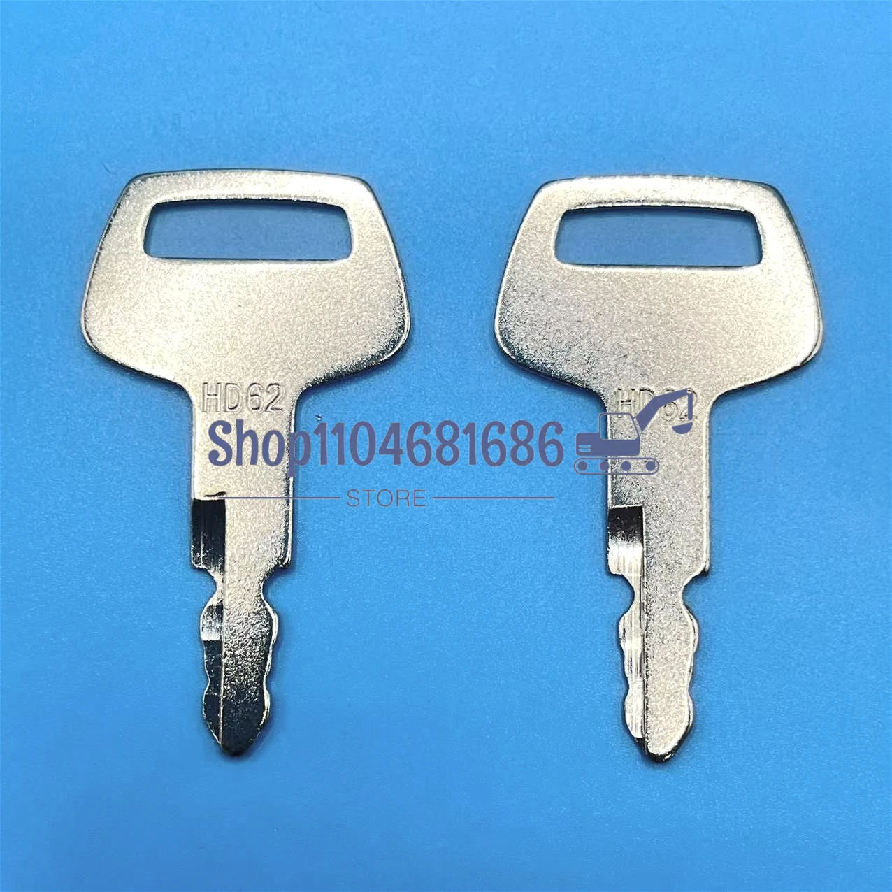 

1/2/5/10PCS Ignition Keys HD62 41307-00007 Compatible with Bobcat Excavator Compatible with Hitachi Compatible with Hyundai
