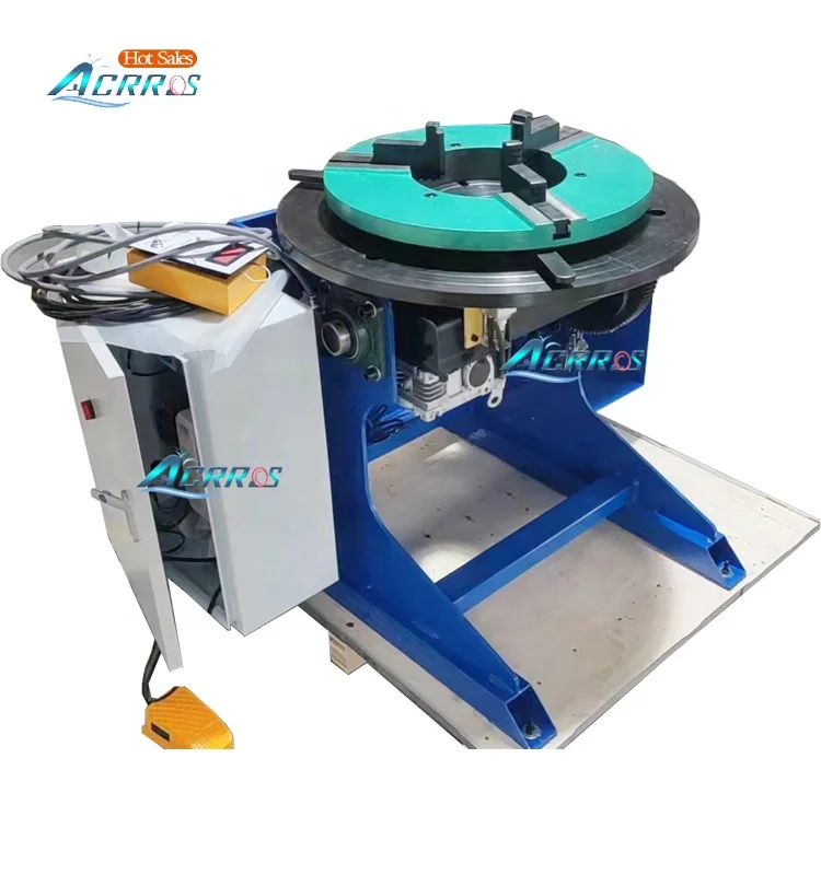 Variable Speed Control Box CNC-600 600KG Welding Positioner Turntable with Chuck