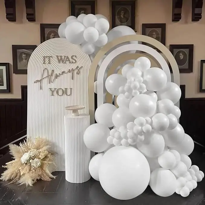 5/10/12 inch 10/20/30pcs metal and matte multi-color latex balloon set, suitable for weddings, birthdays, theme parties