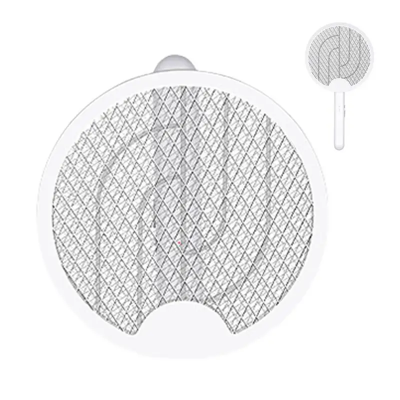 Fly Swatter Electric Zapper 2 In 1 Smart Electric Fly Swatter Racket Handheld Foldable Flying Catcher Portable Control Trap Lamp