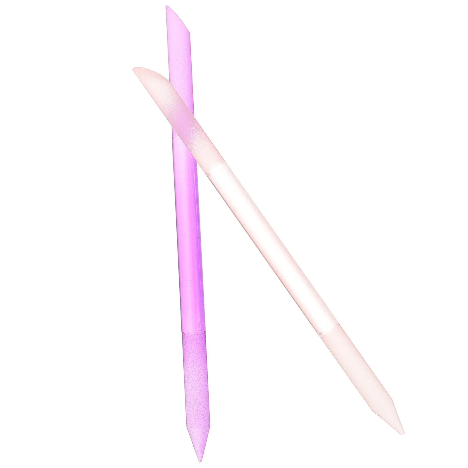 2Pcs Glass Nail File Set Crystal Nail Files for Natural Acrylic Toenails Portable Travel Manicure Pedicure Tool Small