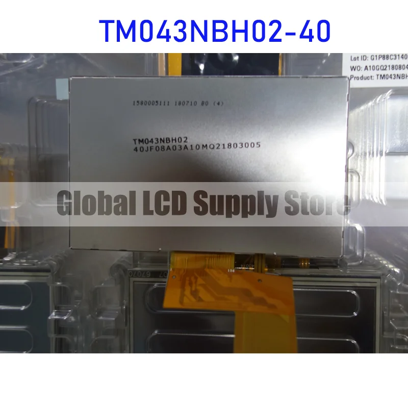 TM043NBH02-40 4.3 Inch Original LCD Display Screen Panel for TIANMA Brand New and Fast Shipping 100% Tested