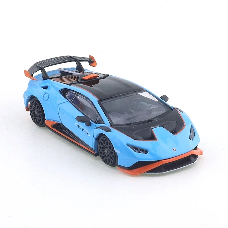 XCARTOYS 1/64 POP RACE LAMBORGHINI HURACAN STO voiture alliage véhicule à moteur moulé sous pression en métal modèle enfants cadeau de noël jouets pour garçons