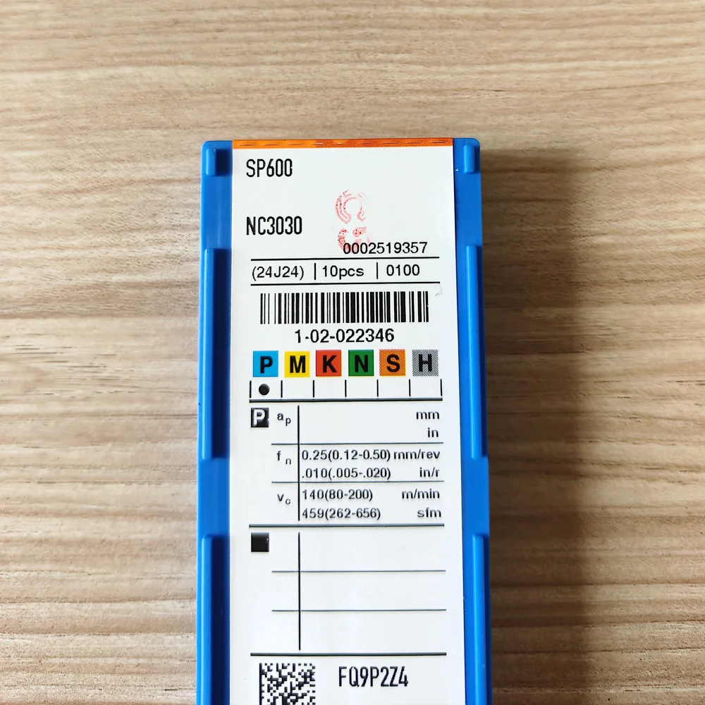 Insertos de torno de torneado originales SP200 SP300 SP400 SP500 SP600 NC3030 NC3020 cuchillo de taller herramienta de corte CNC fresadora de Metal