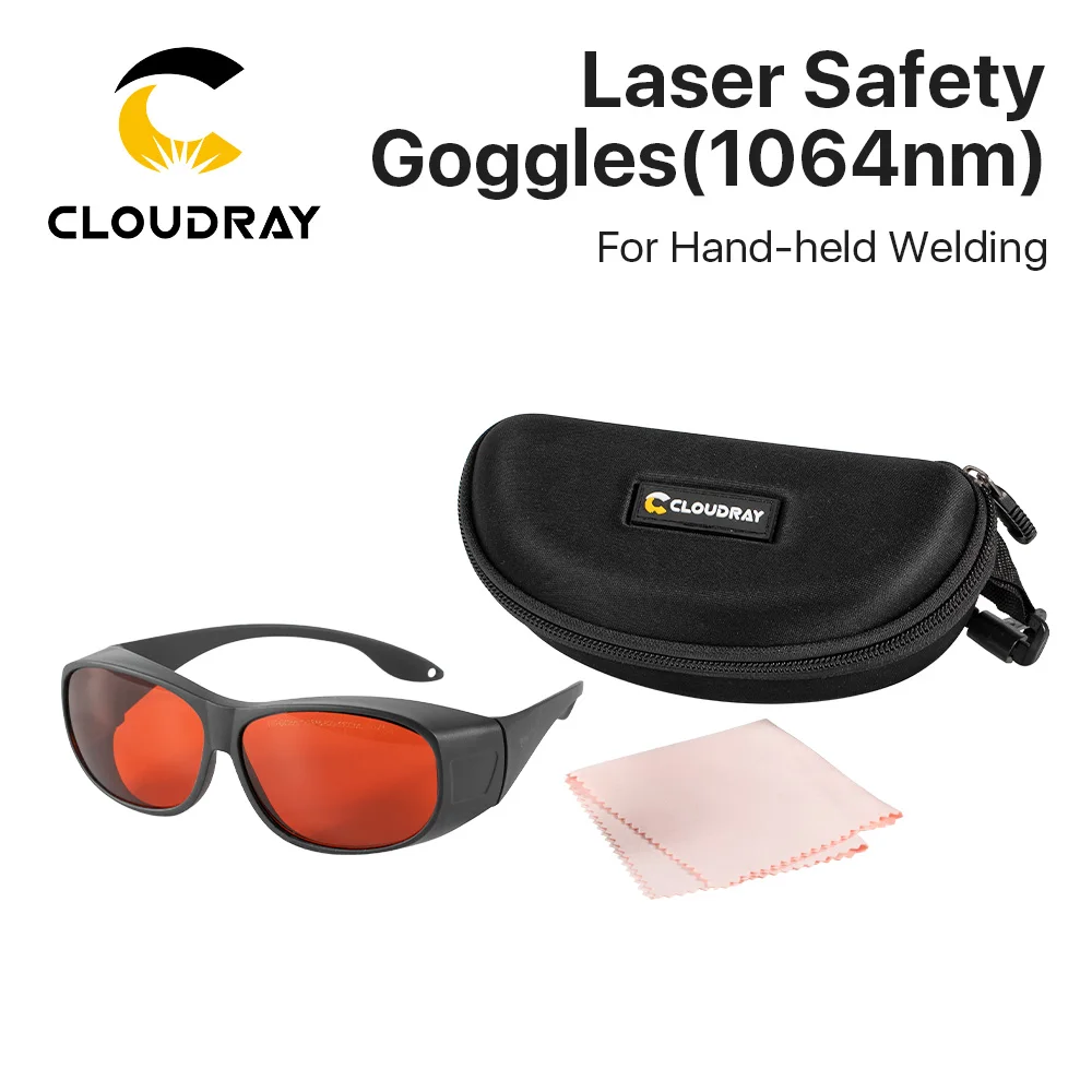 Cloudray nuevas gafas de seguridad de soldadura de mano OD7 + 355nm 450nm 532nm 1064nm gafas protectoras gafas de protección