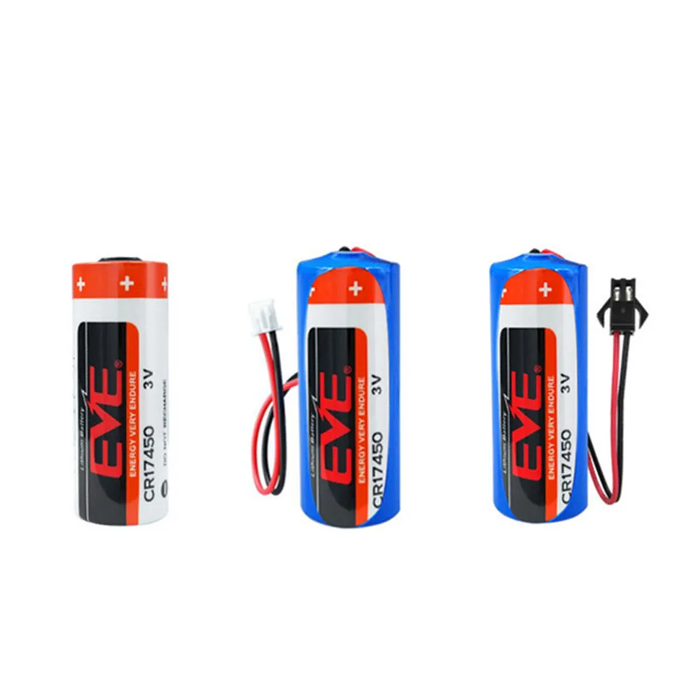 3V CR17450 Lithium Battery For Compass,Directional Indicator,Smoke Sensor,Water Meter,Access Control,GPS Locator,PLC Equipment view 2