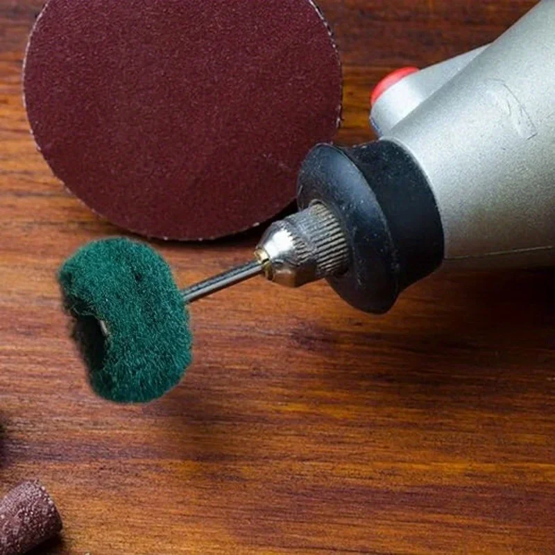 8PCS 3mm Handle Mini Drill Grinding Brush Nylon Polishing Polishing Wheel Rotary Tool Accessories