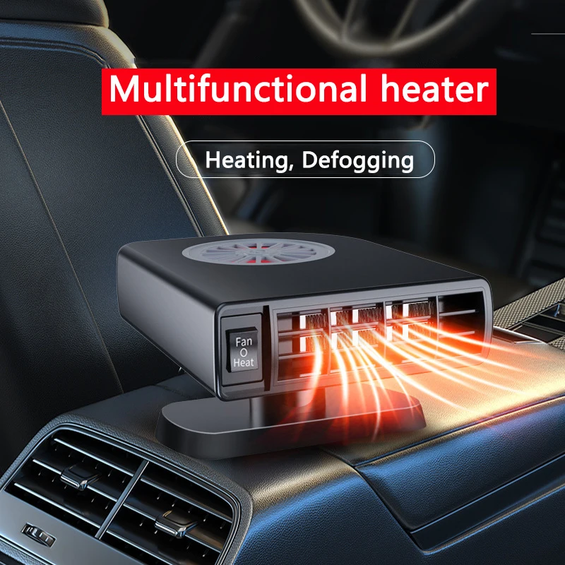 Car Heater Electric Heater Winter Heating Fan Portable Electric Dryer Windshield Defogging Demister Defroster 12V/24V Fast heat