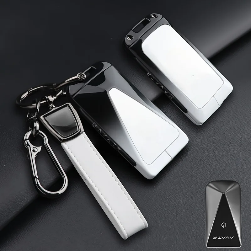 High-grade Zinc Alloy Key Cover Case Remote Car for AVATR 07 2024 Phantom Gust Car Accessories Keychain Holder