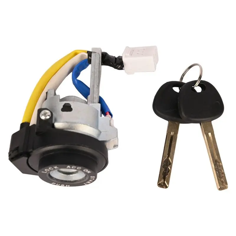 AB56-4X Ignition Lock Cylinder Switch And 8 Keys For KIA 11-15 OPTIMA 13-17 RIO 81900-1WK00