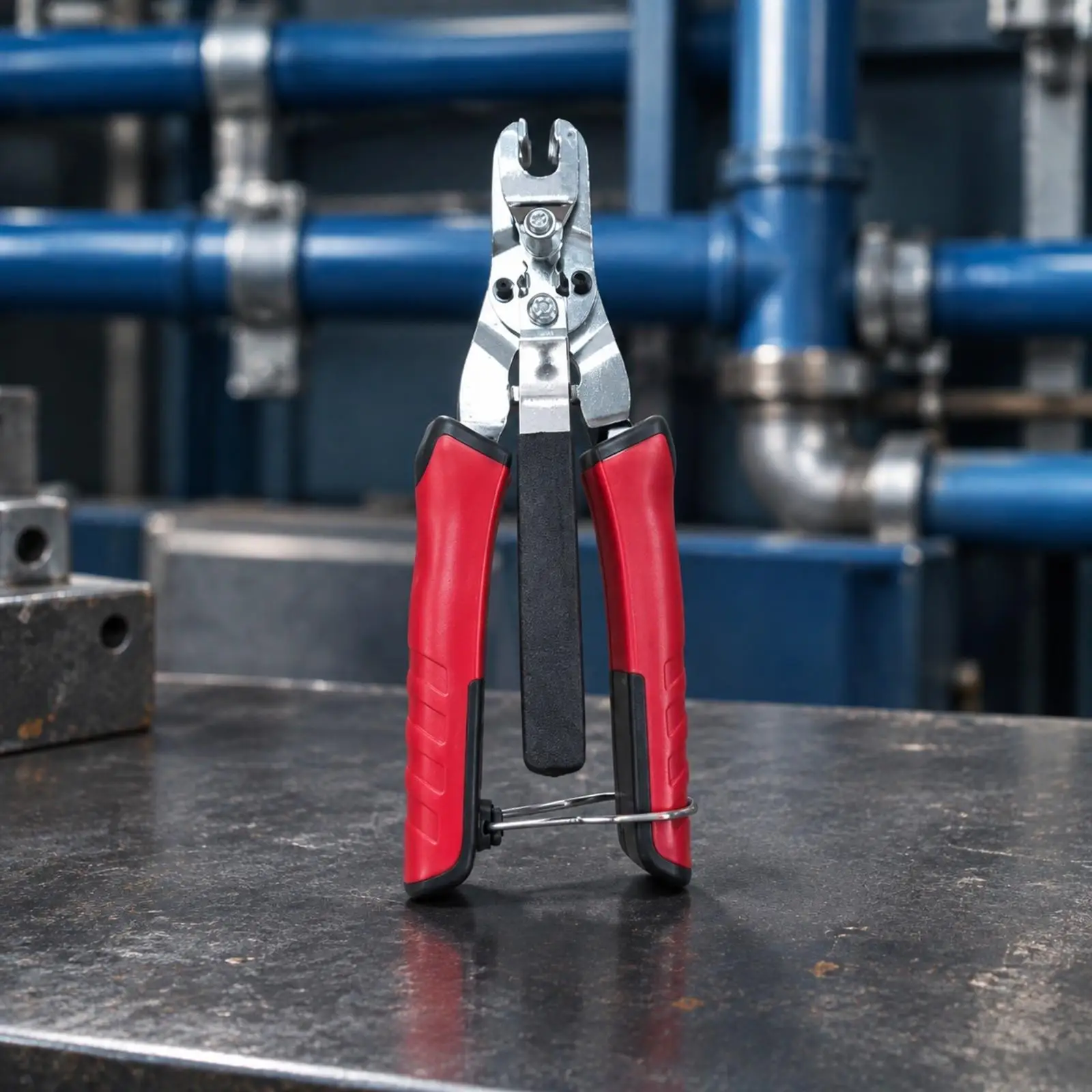 Forked Jaw Air-Powered Industrial Grade Air Line Quick Release