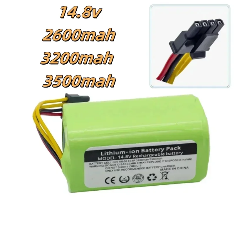 

New 14.8V For Pusanic Sweeper Battery For P2H8 KAKA760T790T VR1717 Robot Accessories Dropshipping Rechargeable Li-ion Battery