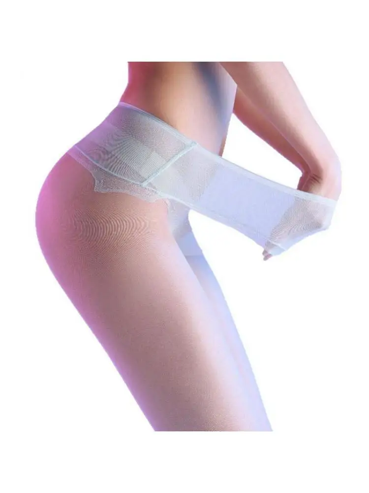 155-175CM 3PCS Summer Ultra thin Stockings High elastic Sunscreen transparent Matte Hyaluronic Silk Purple Pantyhose Pink Blue