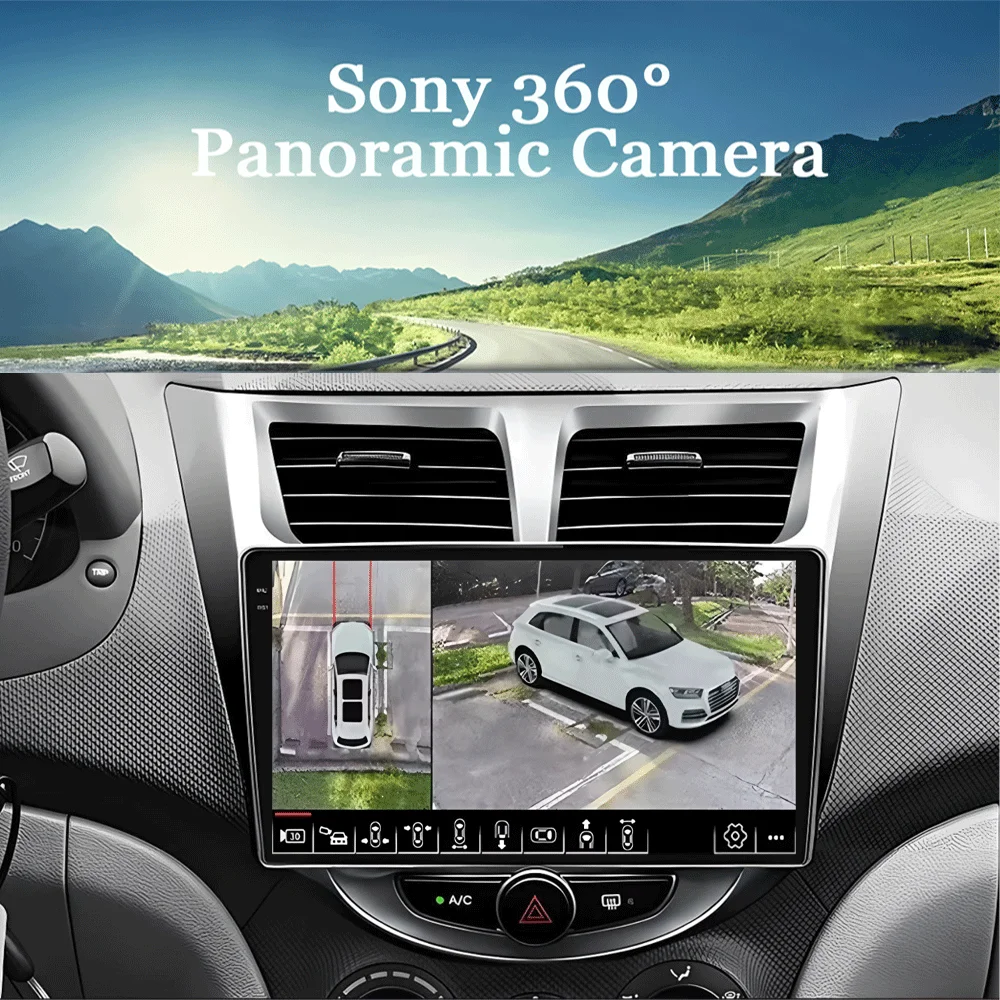 Android 15 Car Radio for Hyundai Solaris Verna Accent 1 2010 - 2016 Multimedia Video Player 2 Din DVD Head Unit Carplay GPS FM