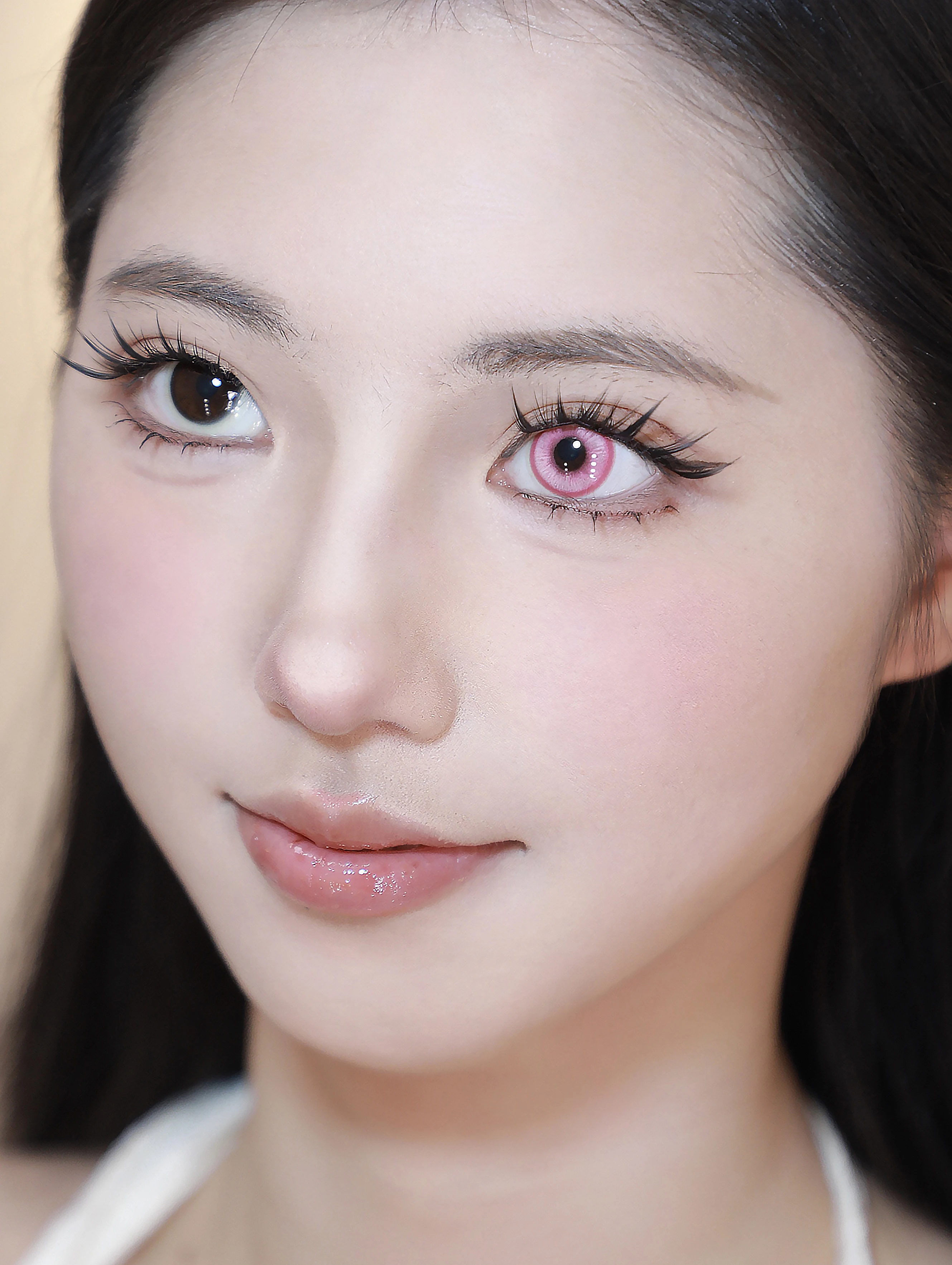 Abgestufte 1 Paar farbige Kontaktlinsen Halloween Cosplay Softlens 14,2 mm 6 Monate – Detail 11