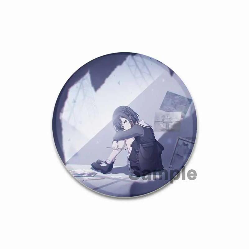 أنيمي مشروع SEKAI دبابيس Shinonome Ena الليل الكرتون شارة اليدوية زر دبابيس تأثيري تذكارية المشجعين هدية الإكسسوار