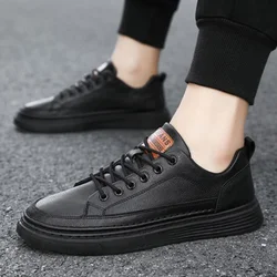 New In Black Casual Men's Vulcanize Shoes Luxury Sale Free Delivery Shipping Cheap Liquidation Clearance Adults On Sneakers Male