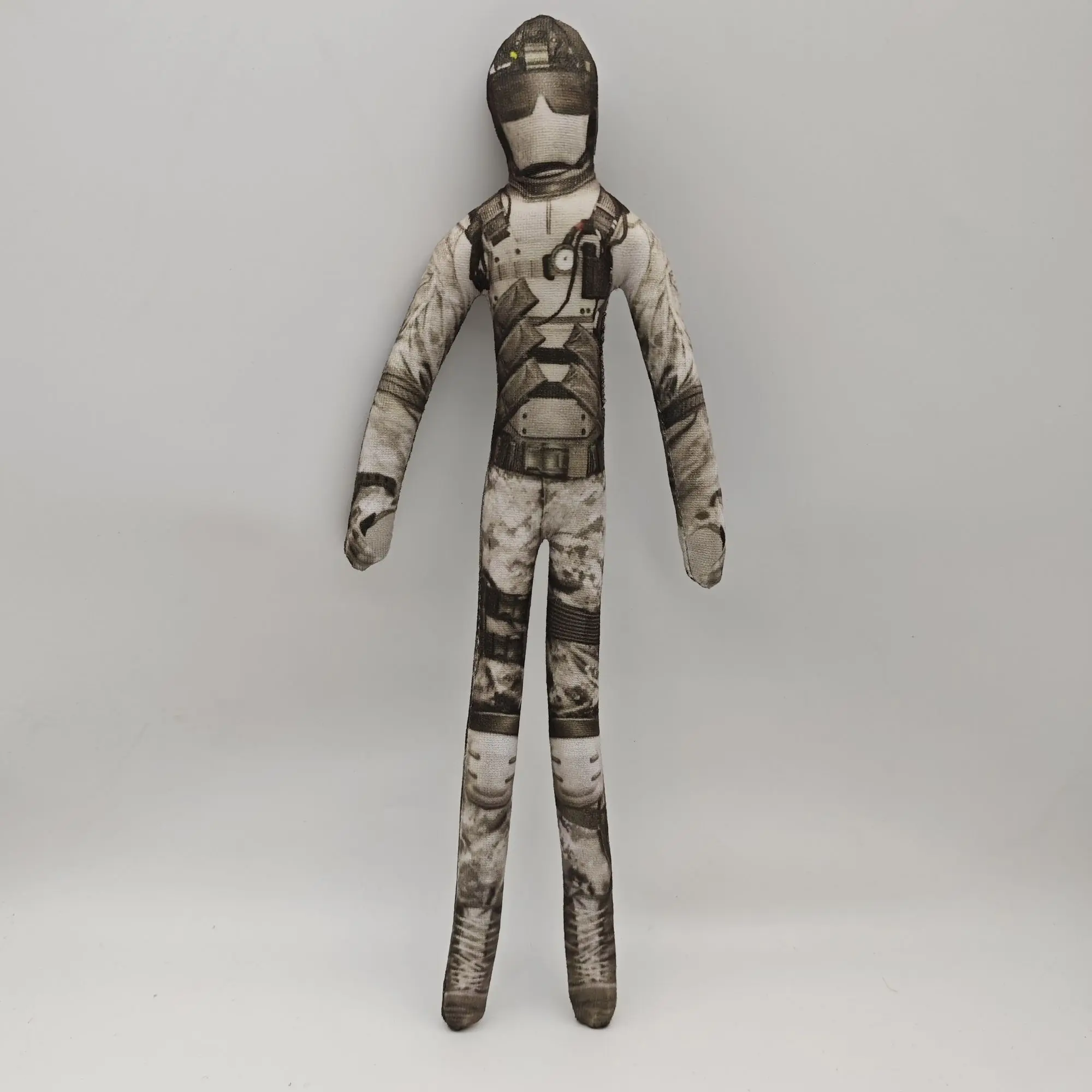 Game Call of Duty Ghosts Keegan Cosplay Plush Toy Slender Skeleton Wire Twistable Shape Cotton Doll Abstract Toy Decor Xmas Gift
