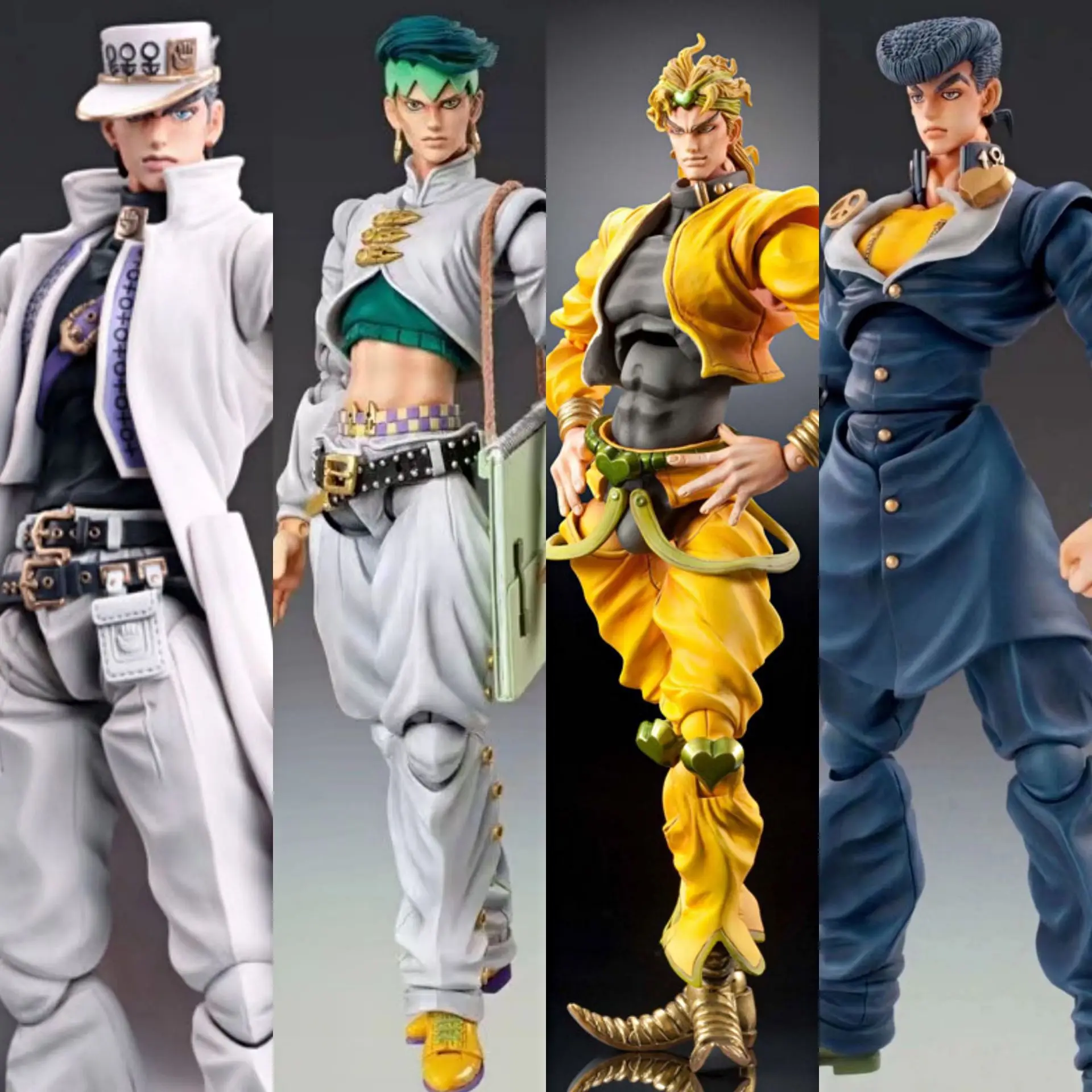 15cm Figure Bizarre Adventure Kujo Jotaro Dio Brando Diavolo Bruno Kishibe Giorno Giovanna Abbacchio Movable Action Figure