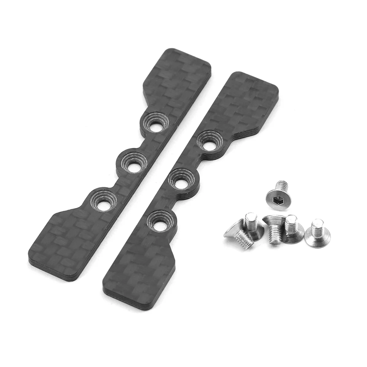 Para TAMIYA TT-02 TT02 1/10 RC coche tapón de brazo inferior Kit de montaje de chasis actualización de coche RC