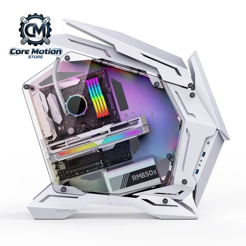 Brand New case Jonsbo MOD-3 Mini White RGB Middle Tower Case PC Gaming CASE