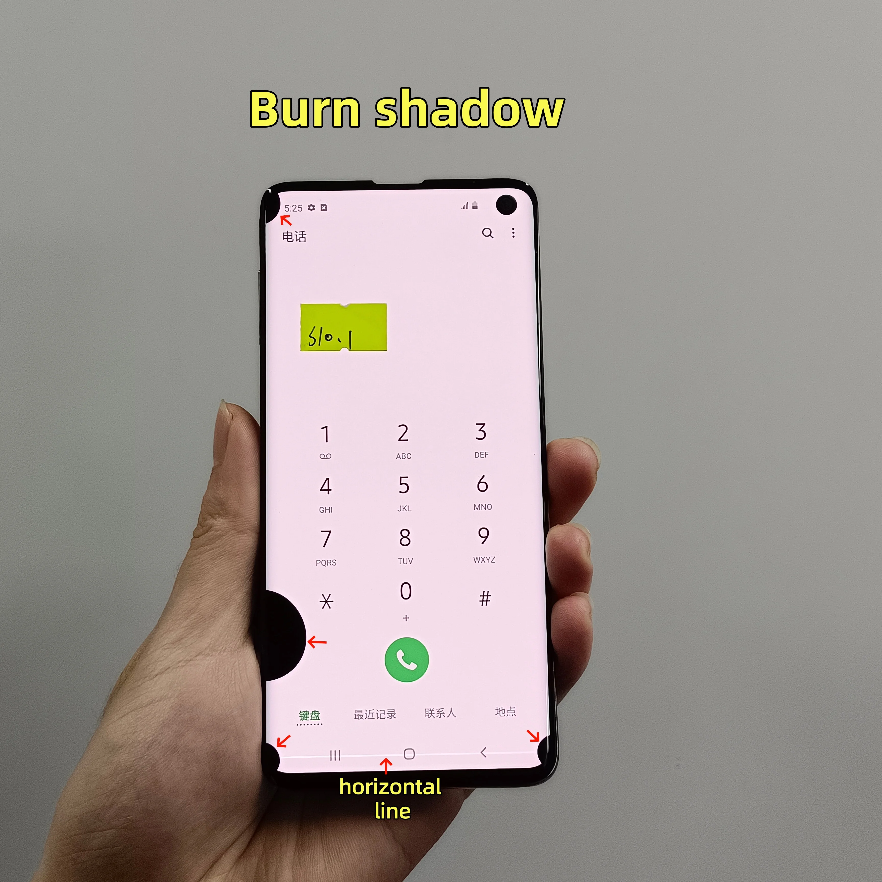 For Samsung Galaxy S10 G973F/DS G973U G973 SM-G973 Amoled LCD Display Touch Screen Digitizer Assembly With Black Dots replace