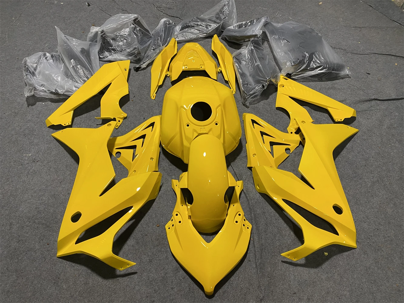 

New ABS Injection Molding Fairings Kits Fit For CBR650R 2019 2020 2021 2022 2023 Bodywork Set Yellow fairing