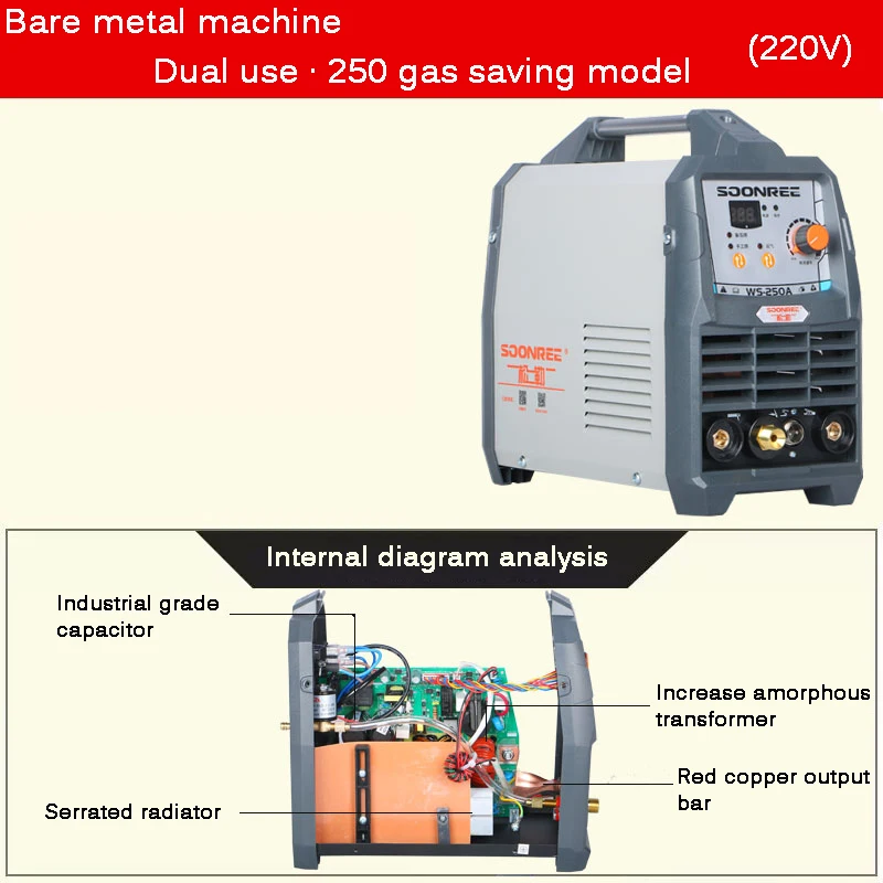 

Portable Plasma Cutting Machine LGK40 Plasma Cutter with Welding Accessories 220V