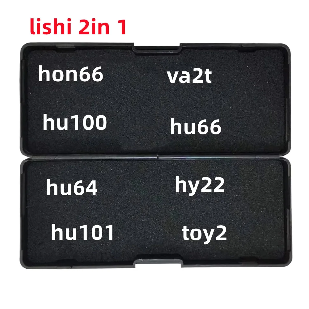 lishi 2 in 1 tool HU101 HU66 HU92 HU64 TOY2 VA2t TOY2014 HY22 HON66 HU100R HU100 HU100(10) HU87 HU83 after market lishi tools