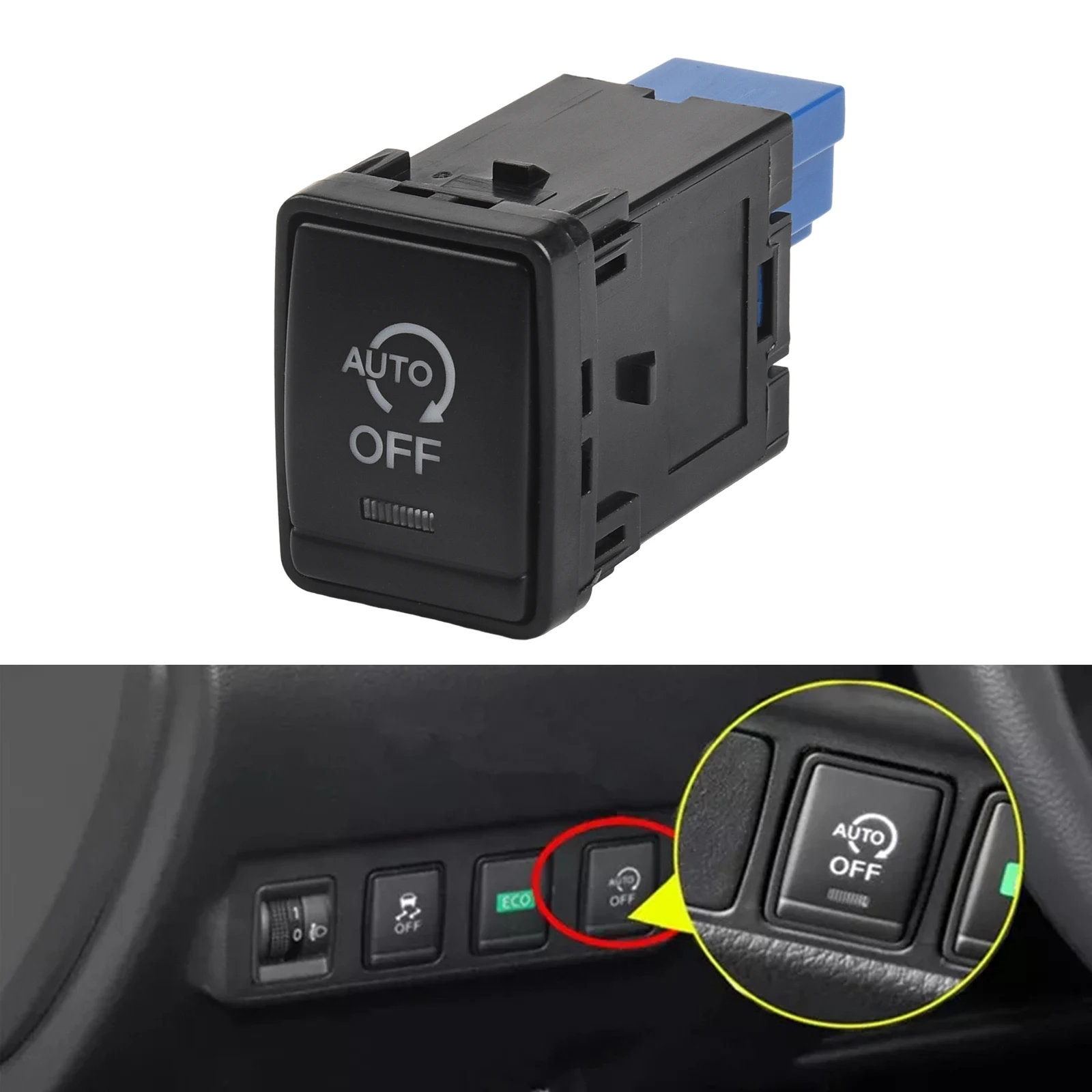 

For Nissan Auto Stop Start Control Switch for X Trail T32 2014 For Qashqai J11 2015 2017 Murano 2015 Serena C26 C27