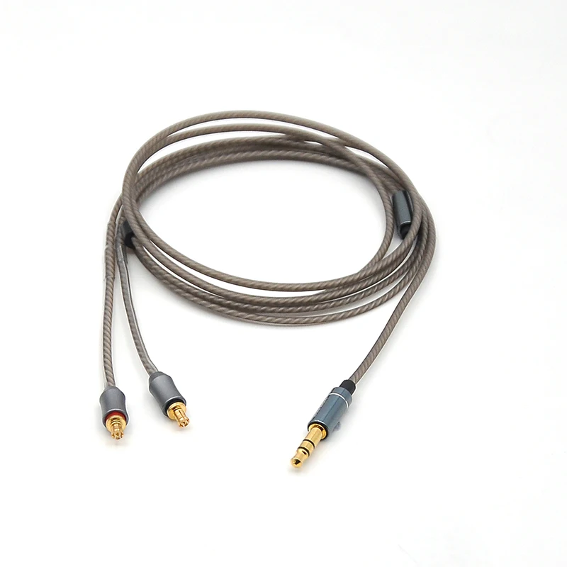 

For Audio Technica ATH-LS50 LS200 LS300 LS400 E40 E50 E70 LS70 A2DC Earphone Replaceable 3.5mm Stereo Silver Plated Cable