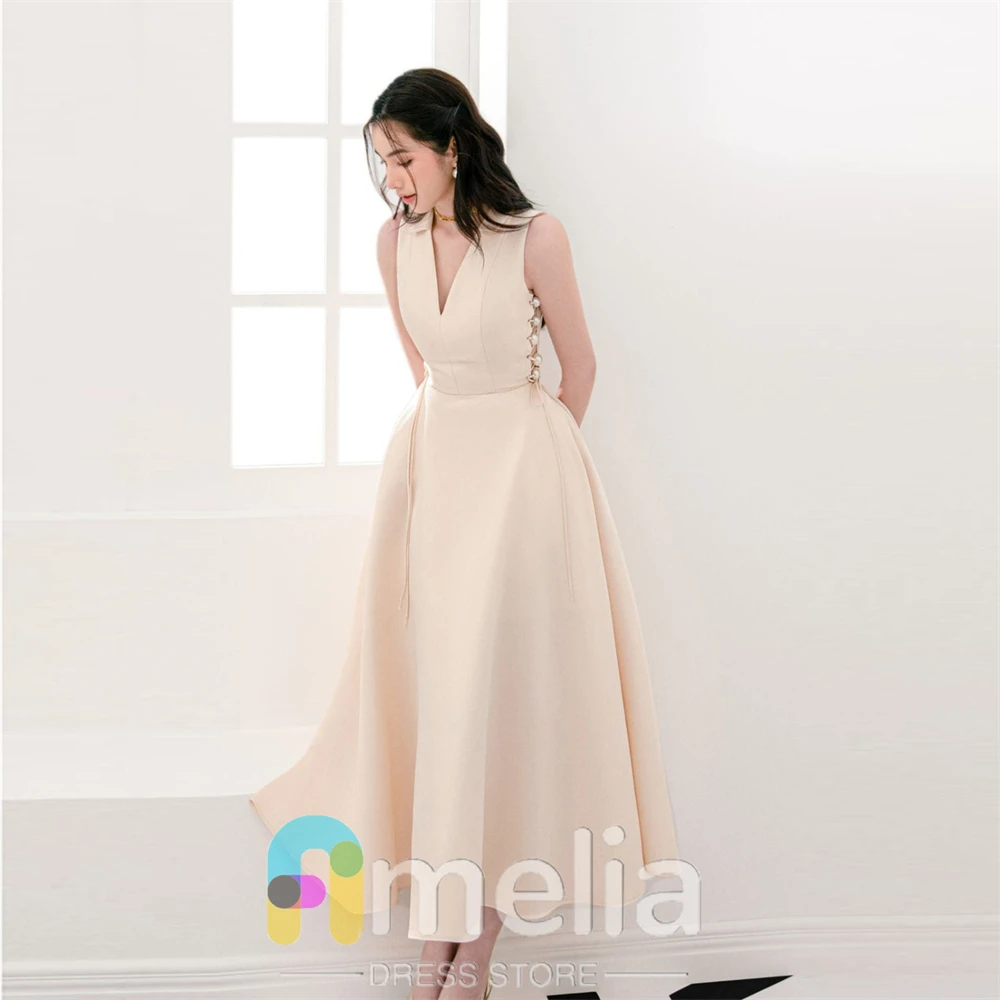 Amelia Elegant Party dresses Woman A-Line With Beads Evening Prom Dresses for Long Special Occasions Formal Gowns For Dubai 2024