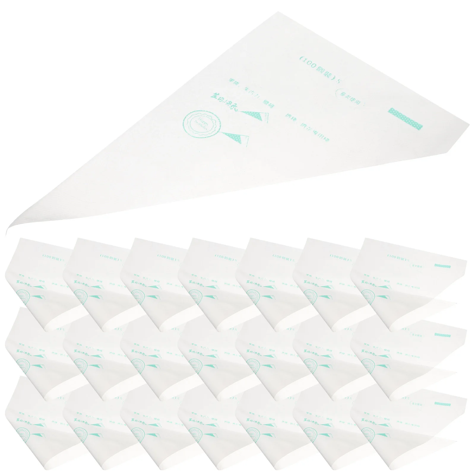 200 قطعة أكياس الأنابيب القابل للتصرف أكياس المعجنات لكعكة كوكي صقيع تزيين لوازم كيس الأنابيب كيس المعجنات لوازم الخبز