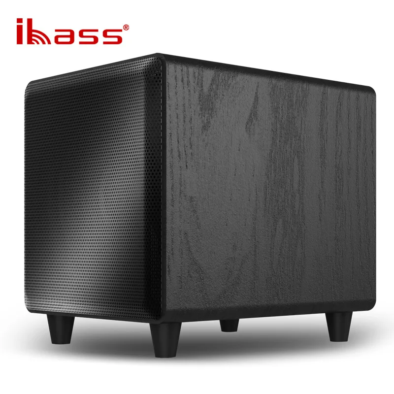 Newly Upgraded Ibass 10 Inch 300W Passive Subwoofer Fiber Coaxial Universal Host Connection Active Speaker Deep Bass Enhancement