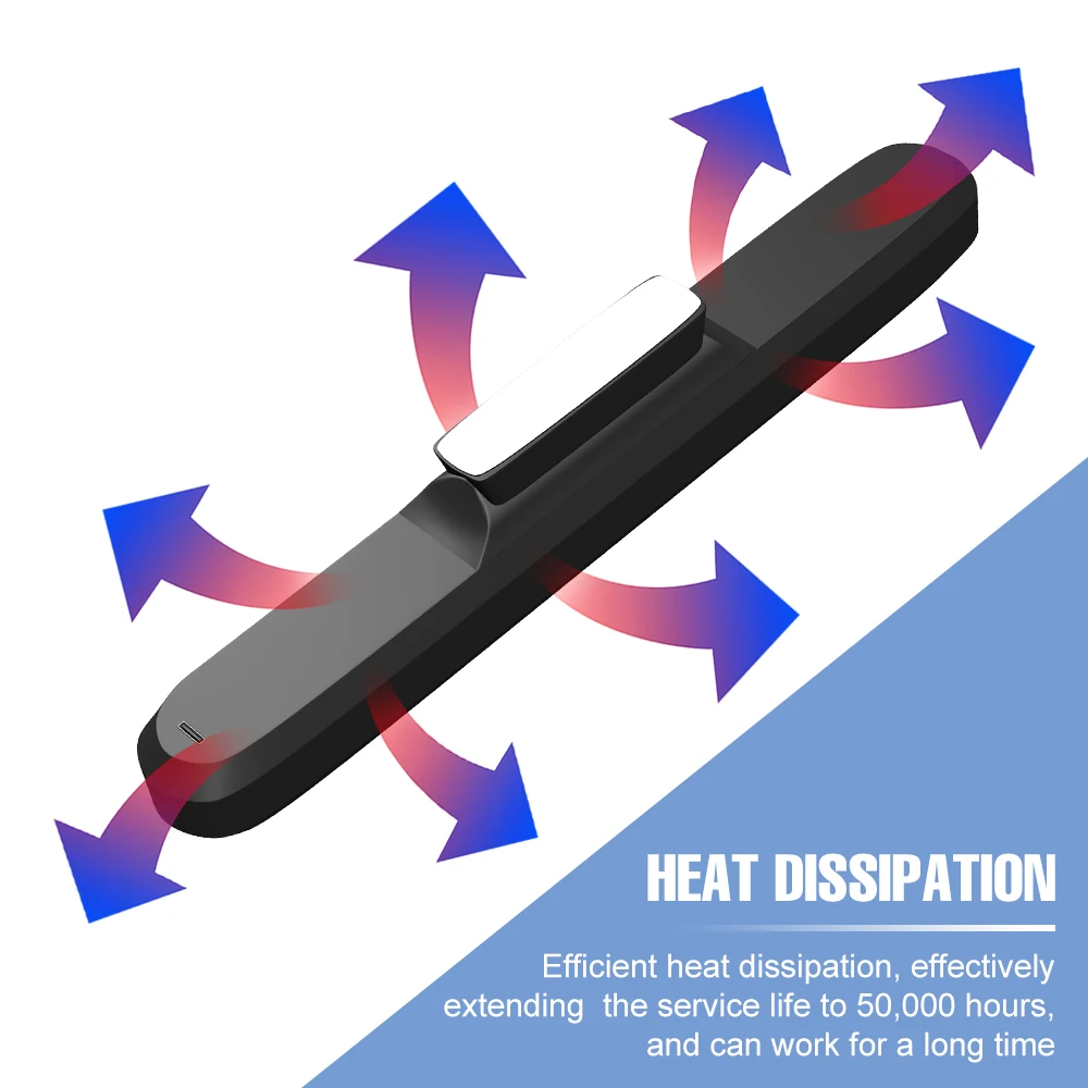 LED Mirror Light 5V Bedrooms Bedside Lamp Remote Control USB Powered Night Lamp Decor Three Color Switching Dressing Smart Lamp