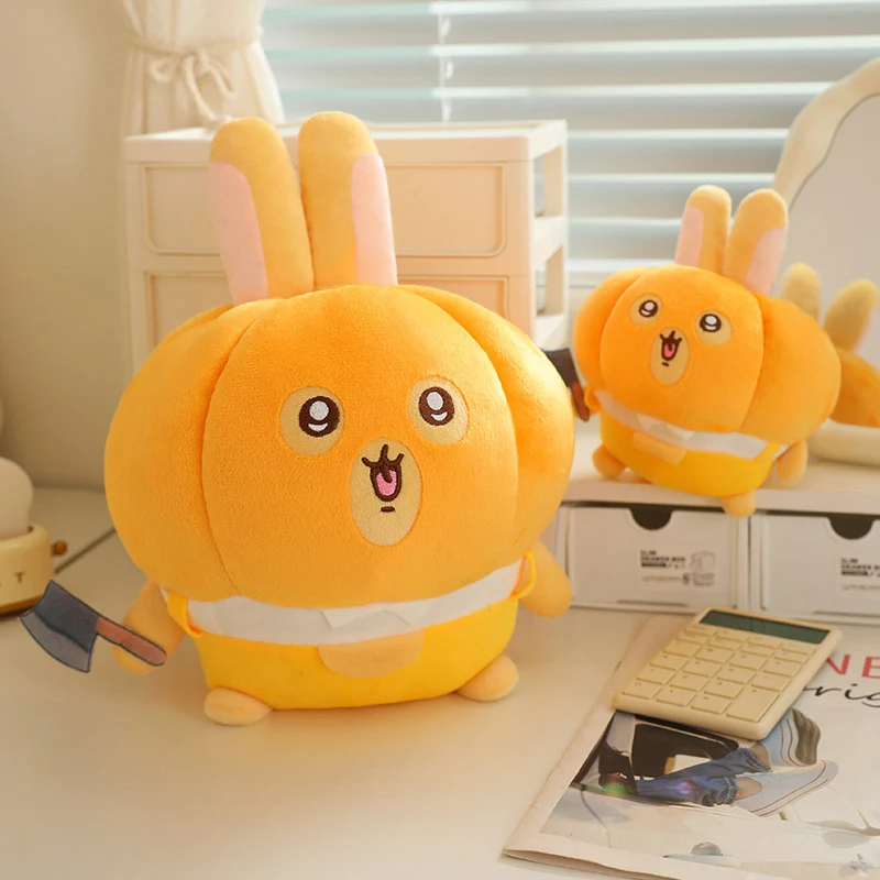 Ciondolo per borsa per bambola di peluche con zucca di Halloween. Simpatico ciondolo per borsa per bambola Giekawa con orso autospelante