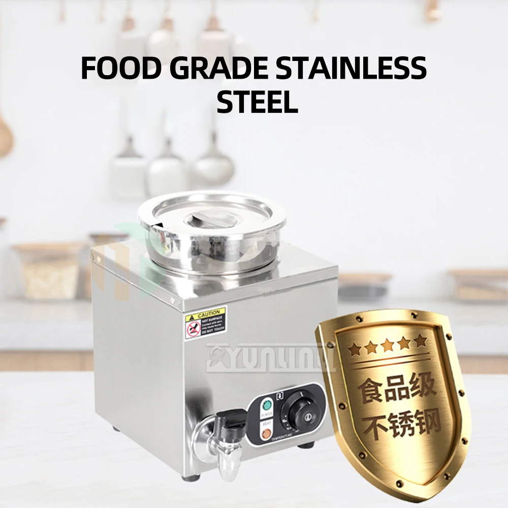 Commercial Home Electric Food Warmer Stainless Steel With Temperature Adjustment Food Warmer