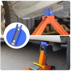 Slotted Jack Pad Universal Aluminum Grooved Jack Pad Magnetic Pinch Weld Jack For Pinch Weld Side Car Lifting Anti Slip Design