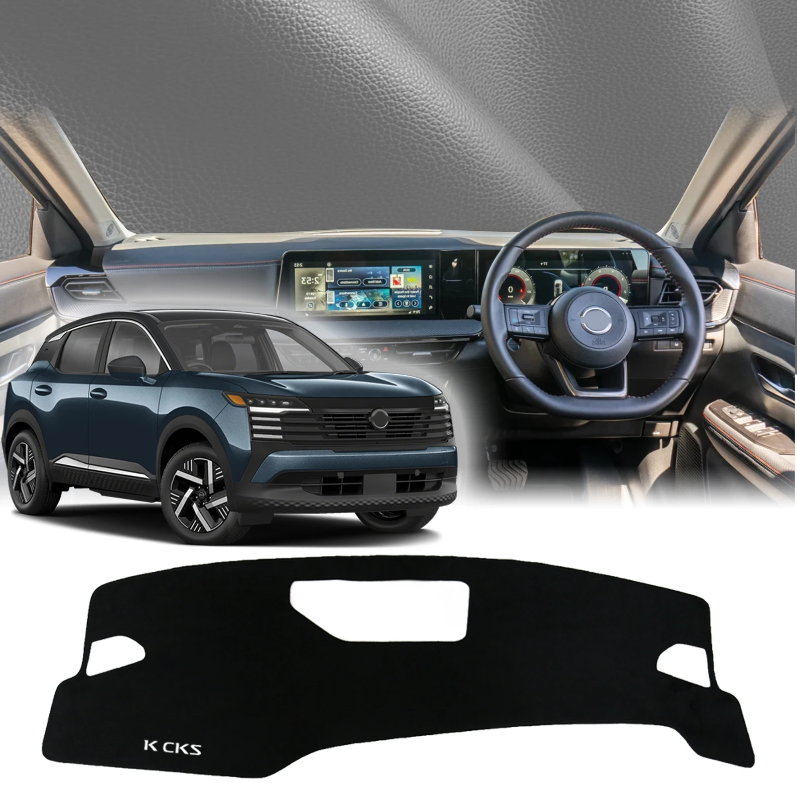 

fit for Nissan Kicks 2025 2026 Car DashMat Sunshade Dashmat Dashboard Cover Pad Protective Carpet Accessories