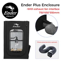 CREALITY Ender Plus 3D Printer Enclosure With Exhaust Fan Interface 750x650x550mm 3D Printer Accessories Fire Retardant